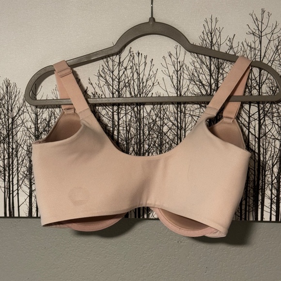 36 DD Vanity Fair  Full Figure Front Closure Bra, Back Smoothing Pink Style76384 - Picture 6 of 9